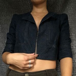 Cropped DVF Jean Jacket